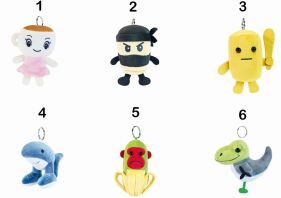 Italian Brainrot Λούτρινο Μπρελόκ 10cm-6 Σχέδια (TUD67819)