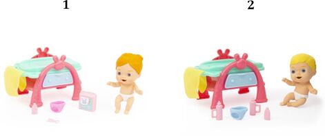 Cicciobello Αλλαξιέρα Με Amicicci Φιλαράκι-2 Σχέδια (CC014000)