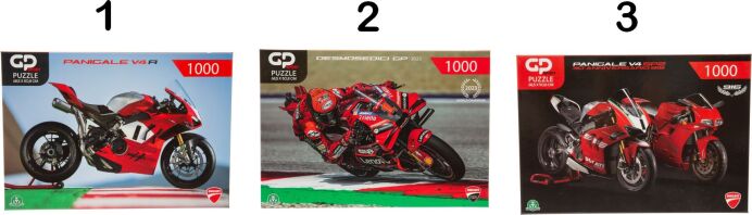 GP Sport Ducati 2D Puzzles 1000-3 Σχέδια (DUP01000)