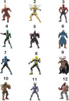 Gormiti Μίνι Φιγούρες 7cm-12 Σχέδια-1Τμχ (GRV10100)