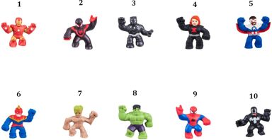 Goo Jit Zu Mini Marvel Single Pack S5-10 Σχέδια (GJM01000)