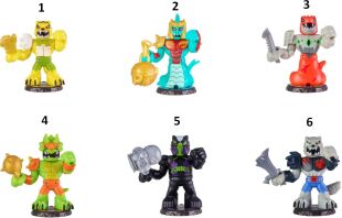 Akedo Beast Strike Single Pack-6 Σχέδια (AKE17000)