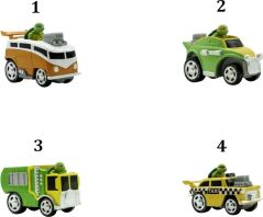 TMNT Movie Όχημα Με Μίνι Φιγούρα-4 Σχέδια (TU813000)