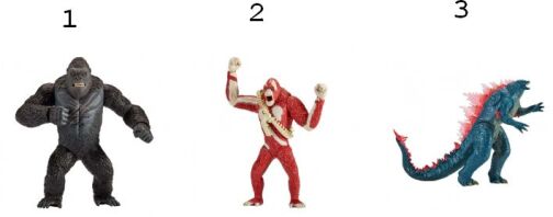 Godzilla X Kong Φιγούρα Με Ήχο 18cm-3 Σχέδια (MN305000)