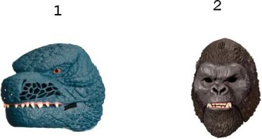 Godzilla X Kong Μάσκα Roleplay-2 Σχέδια (MN306000)