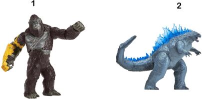 Godzilla X Kong Φιγούρες Γίγας Roll & Battle 28cm-2 Σχέδια (MN320000)