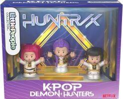 Fisher Price Little People Collectors-K-Pop Demon Hunters-Huntrix (JRM87)