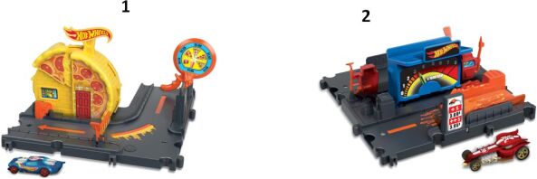 Hot Wheels Mini Πίστες City-2 Σχέδια (HMD53)