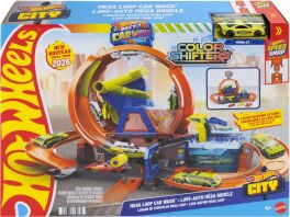Hot Wheels Mega Πλυντήριο Χρωμοκεραυνών Με Λουπ (JHL97)