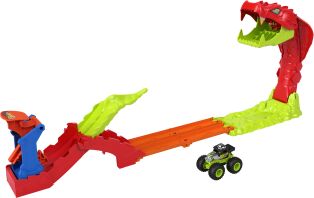 Hot Wheels Monster Trucks Πίστα-Επίθεση Φιδιού (JJN44)