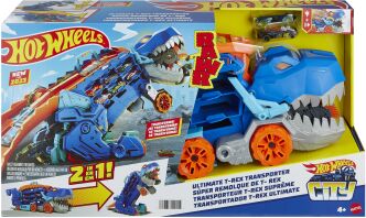 Hot Wheels Νταλίκα-Πίστα Δεινόσαυρος (HNG50)