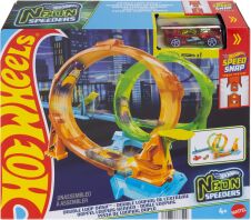 Hot Wheels Πίστα Neon Speeders Double Loop Lash (JMG49)