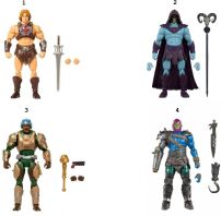 Masters Of The Universe Φιγούρες Με Αξεσουάρ-4 Σχέδια (JKJ22)