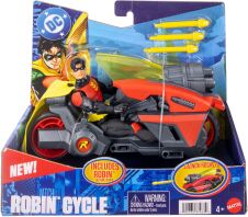 DC Μηχανή Του Robin Με Φιγούρα 15cm. (JMD51)