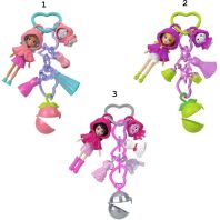Polly Pocket Polly Κούκλα Με Αξεσουάρ & Μπρελόκ Μεσαίο Pack-3 Σχέδια (JKR46)
