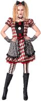 WM Στολή Ενηλίκων Harlequin Doll Medium (42702)