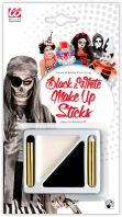 WM Σετ Makeup Μαύρο Άσπρο (4012B)