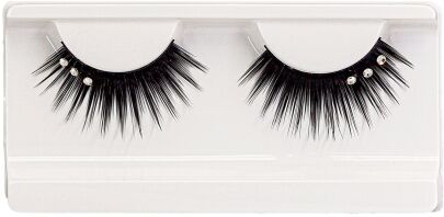 WM Βλεφαρίδες Μαύρες Με Strass (2825C)