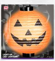 WM Led Light Lantern Κολοκύθα 20cm (3848)