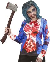 WM T-Shirt Ενηλίκων Zombie Woman (98709)