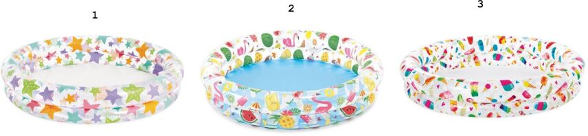 Intex Πισίνα 122x25cm-3 Σχέδια (59421NP)