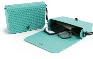 Adriatic Linda Τσαντάκι Παραλίας-Turquoise (1365/T)