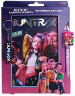KE K-Pop Demon Hunters Huntrix Σετ Σημειωματάριο Με Στυλό & Μπρελόκ (KD722045)