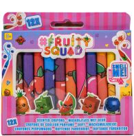 Canenco Κηρομπογιές Αρωματικές Fruitsquad Mini 12Τμχ (FS60354)