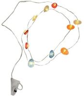 CLC Λαμπάκια Πολύχρωμα Αυγά 10 Led Θερμό Λευκό 30cm (CW40803)