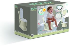 Dolu Γιο-Γιο Εκπαιδευτικό XL Potty 2 In 1-Beige (7562)