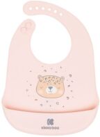 Kikkaboo Σαλιάρα Σιλικόνης Savanna Pink (31303030046)