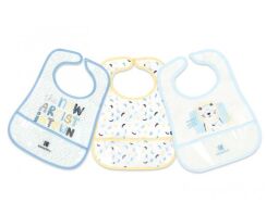 Kikkaboo Σαλιάρα 3Τμχ Arty Blue (31303030056)