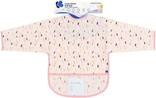 Kikkaboo Σαλιάρα Με Μανίκια Arty Pink (31303030058)
