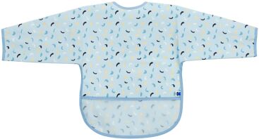 Kikkaboo Σαλιάρα Με Μανίκια Arty Blue Pattern (31303030060)