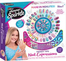 Cra-Z-Art Shimmer'N Sparkle Trendy Tips Nail Expressions (65610)