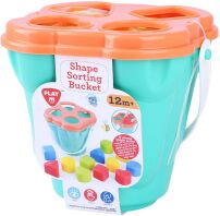Playgo I & T Shape Sorting Κουβάς 12Τμχ (2387)