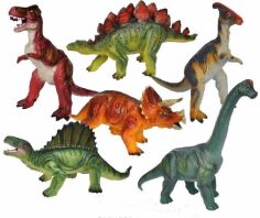 WC Δεινόσαυροι 14-17"-6 Σχέδια-1Τμχ (2899)