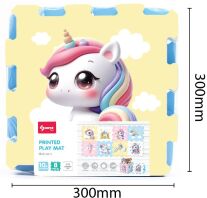 Sun Ta Παζλ Πατάκι Δαπέδου 8 Τμχ-Μονόκερος (3410)