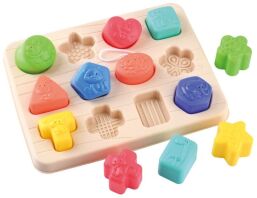 Playgo Παζλ Ταίριαξε Τα Σχήματα Με Τα Ζωάκια (17475)