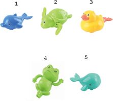 Playgo Ζωάκια-Splashy Water Animal-5 Σχέδια (18895)