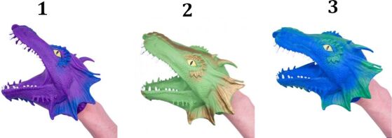 OFF Δράκοι Hand Puppet-3 Σχέδια (SV21279)