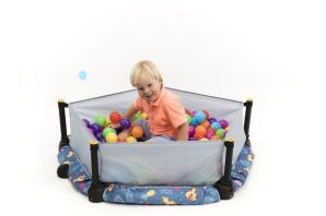 Okiedog Τραμπολίνο With Balls 3 In 1-Super Heroes (90013)