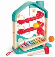 Hape Early Melodies Ξύλινο Ξυλόφωνο Ball Run (E0512A)