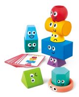Hape Early Explorer Ξύλινο Montessori Stacking Blocks (E0531K)