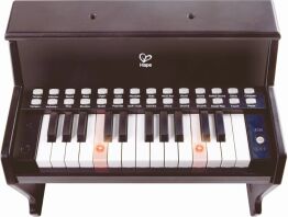 Hape Early Melodies Ξύλινο Πιάνο Learn With Lights-Black (E0627A)