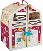 Hape Happy Family Ξύλινος Στάβλος Pony Club (E3409A)