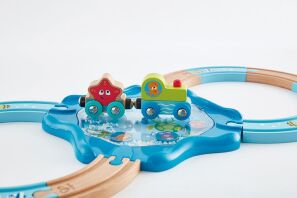 Hape Railway Ξύλινος Σιδηρόδρομος Undersea Figure Eight (E3827AG53)