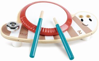 Hape Early Melodies Ξύλινο Drum Slug Dan (E8532)