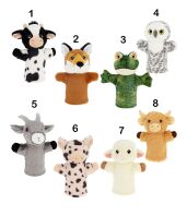 Keel Eco Λούτρινο Farm Hand Puppets 27cm-8 Σχέδια (SE3077)