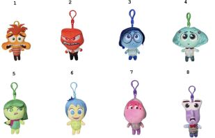 Cerda Λούτρινο Μπρελόκ Inside Out-8 Σχέδια (2600003118)